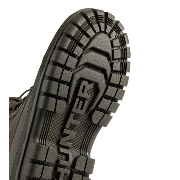 Hunter Women's Skylar Waterproof Duck Boots in Dark Green - Picture 4 of 8